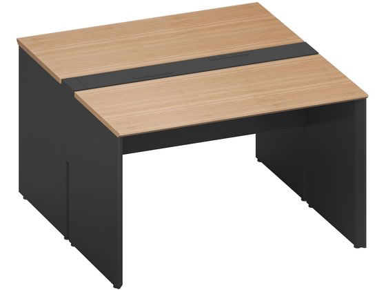 コクヨ WV+基本 固定式配線両面1200×1400 ミディアム ブラックの通販は