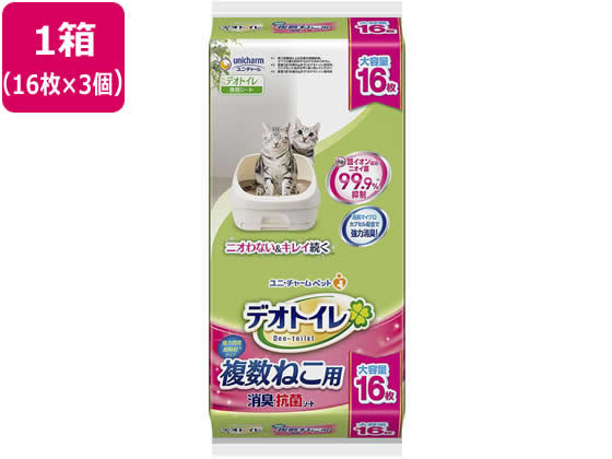 デオトイレ　消臭・抗菌シート　10枚×3袋入り