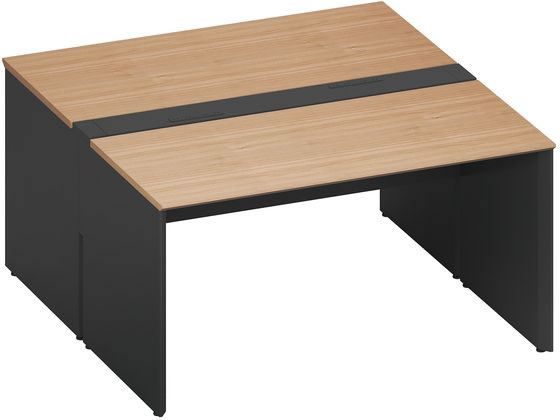 コクヨ WV+基本 固定式配線両面1400×1600 ミディアム ブラックの通販は