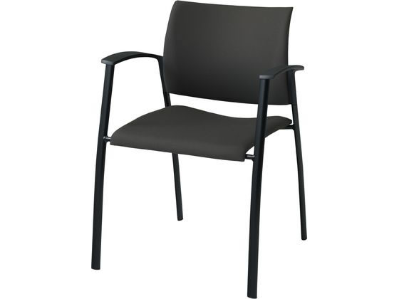 ライオン事務器 スタッキングチェアー グレー LE-2420F-Hの通販は