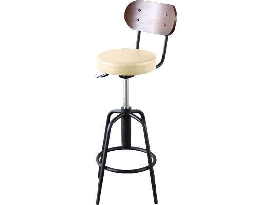 Netforce カウンターチェア タム 背付き アイボリー TAM-3-FW-IVの通販は 9,511円