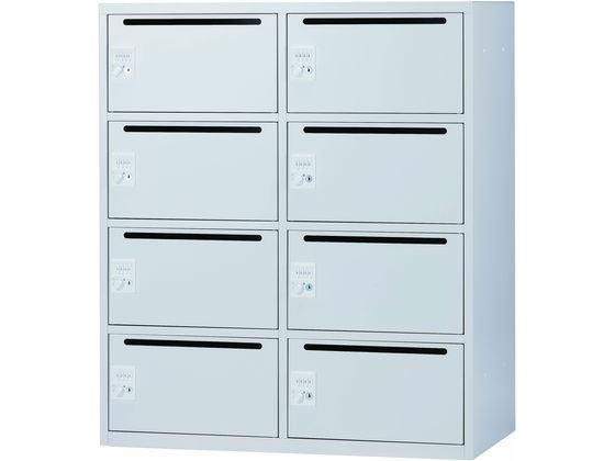 イノウエ パーソナルロッカー8人用 H1050mm ホワイト IPL-8LTDWHの通販は 213,442円