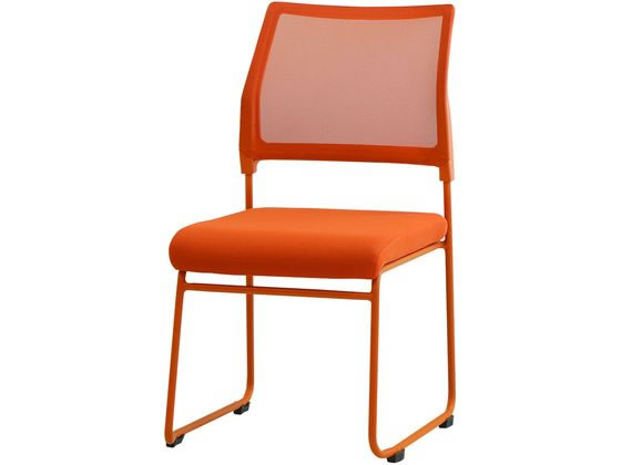 Netforce ワンカラー ミーティングチェア スカーレット OCM-FW-SCLの通販は