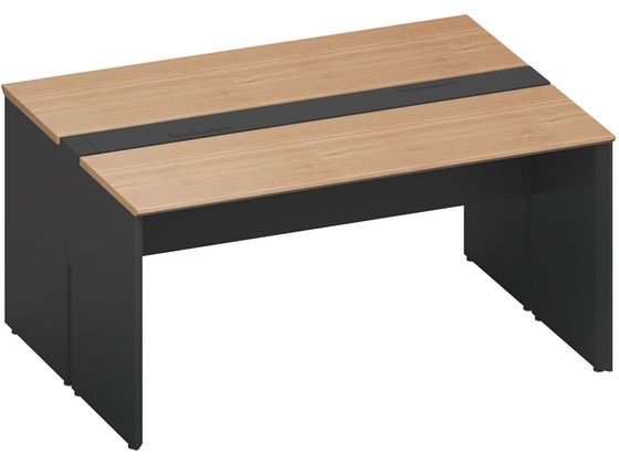 コクヨ WV+基本 固定式配線両面1500×1200 ミディアム ブラックの通販は