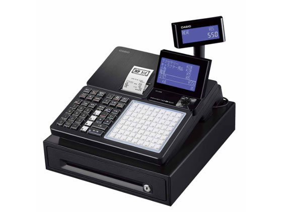 カシオ 電子レジスター4部門 ブラック SR-C550-EX-4SBKの通販は