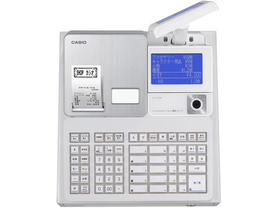 カシオ 電子レジスター20部門 ホワイト SR-S4000-EX-20SWE カシオ 電子レジスター20部門 ホワイト SR-S4000-EX-20SWE