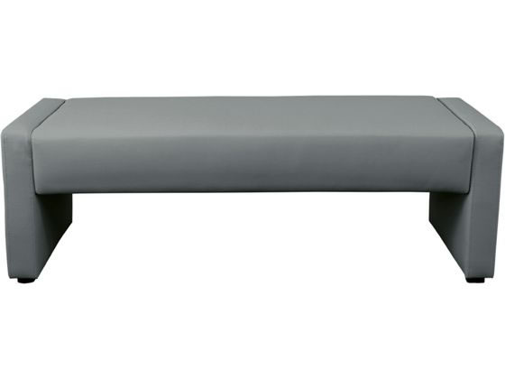 Netforce カルム デザインベンチ 3人掛ブラック CALM-150KD-2-FW Netforce ロビーチェア ベンチ 長椅子 病院 3人掛 幅1570 待合室 アイボリー 1台（直送品）