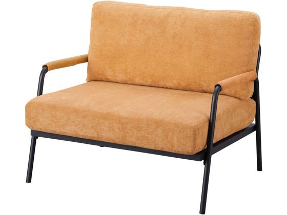 アイリスオーヤマ 1人掛けコーデュロイソファ ライトブラウン SFCS-90の通販は