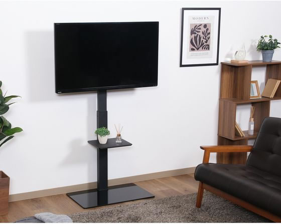 65V型対応】新品未使用 壁寄スタンド 首振りタイプ KF-363M KF-363M 壁