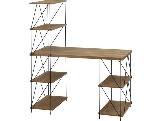 不二貿易 EZBO ワイヤーデスク ナチュラルの通販は