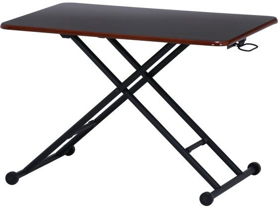 不二貿易 ガス昇降式テーブル PUBR ブラウンの通販は 12,143円