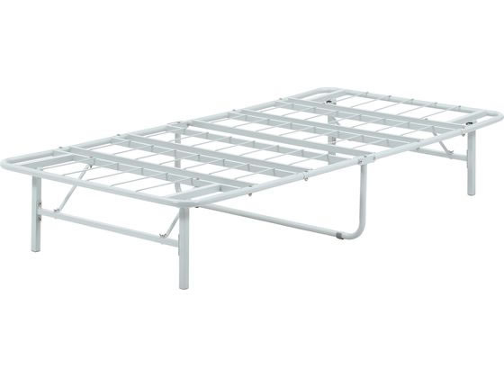 不二貿易 工具不要 折りたたみパイプベッド easy グレーの通販は 8,891円