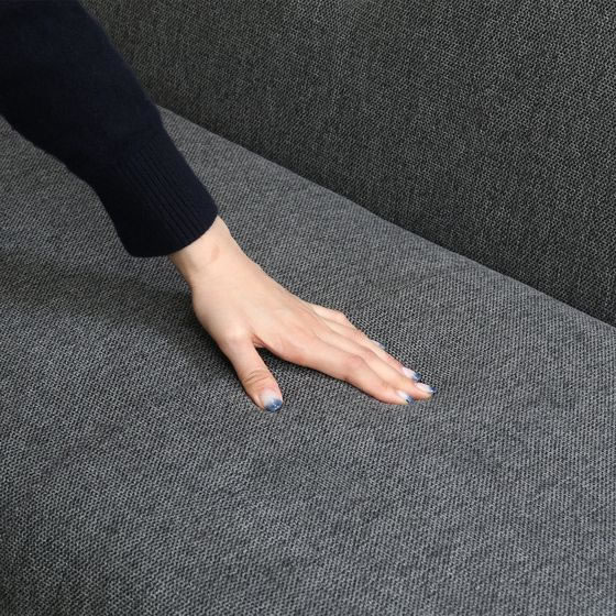 厚手ファブリックソファ ミート 3P グレー 不二貿易 厚手ファブリックソファ ミート 3P グレー 71736が