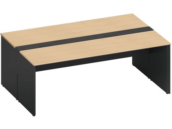 コクヨ WV+基本 固定式配線 両面2000×1400 ナチュラル ブラックの通販は