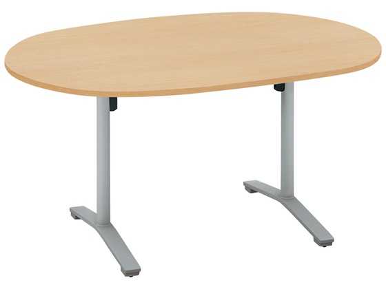 ミーティングテーブル　ビエナ　フラップ MT-V159FE6AMT1 66734451 送料無料 コクヨ kokuyo 組立設置込コクヨ ビエナ フラップ角形 T字 キャスター脚 幅1500