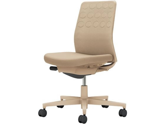 コクヨ モネット 背クッション 肘無 ソフトベージュ ソフトベージュ(W)の通販は 38,444円