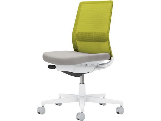 コクヨ モネット 肘なし 背座別色 ライトグレー／ライトオリーブの通販は 42,335円