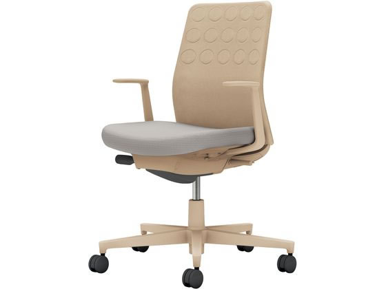 コクヨ モネット 背クッション L肘 Sベージュ Sベージュ ライトグレー(U)の通販は 44,813円