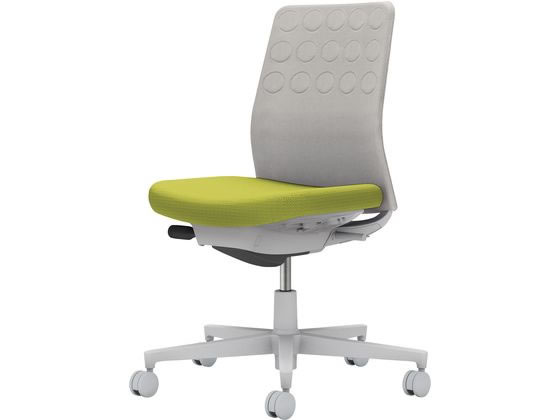 コクヨ モネット 背クッション 肘無 ライトグレー ライトグレー ライトオリーブ(W)の通販は 59,145円