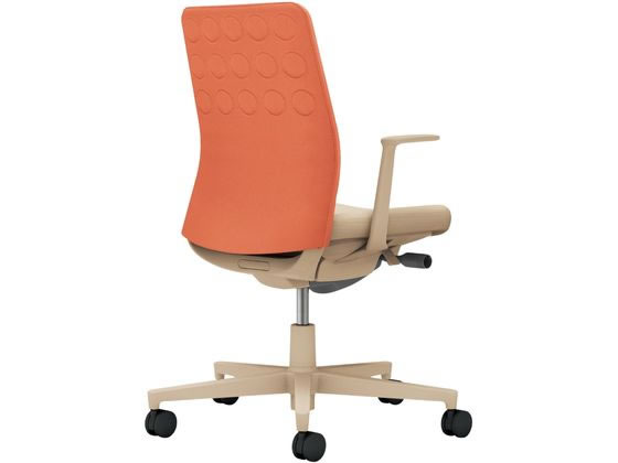 コクヨ モネット 背クッション L肘 Sベージュ ソフトテラコッタ Sベージュ(W)の通販は