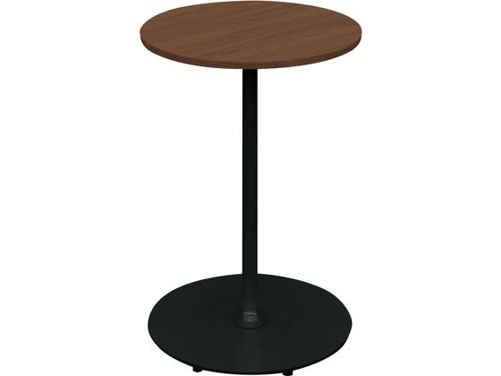 コクヨ テーブル フランカ 円形 単柱脚 W750D750H1000 BR 黒脚の通販は 39,990円