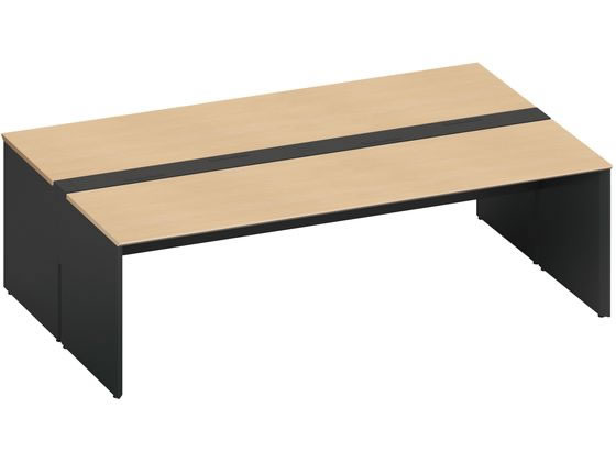 コクヨ WV+基本 固定式配線 両面2400×1600 ナチュラル ブラックの通販は