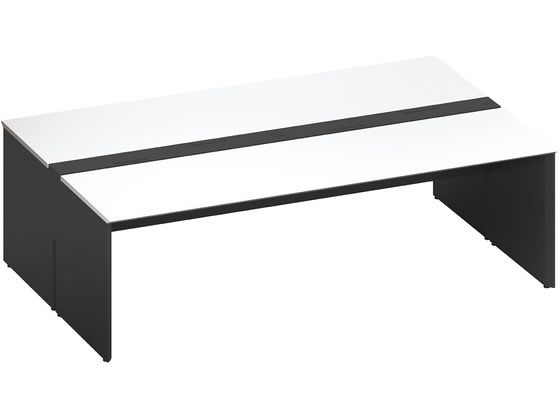 コクヨ WV+基本 固定式配線 両面2400×1600 ホワイト ブラックの通販は