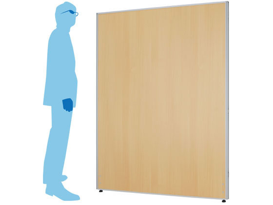 カグクロ アストロ メラミンパーティション H1600×W1200 木目ナチュラルウッド