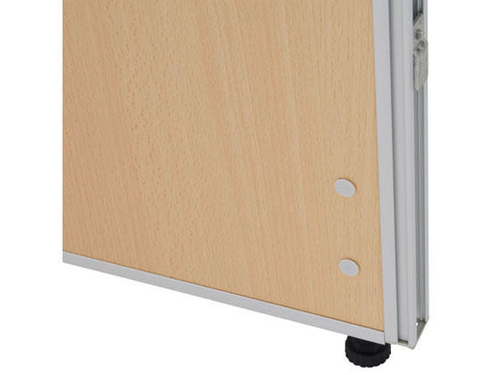 カグクロ アストロ メラミンパーティション H1600×W1200 木目ナチュラルウッド