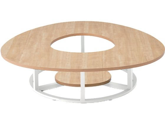 イトーキ フロウラウンジ シンボルツリーファニチャー ベンチタイプ ホワイトの通販は