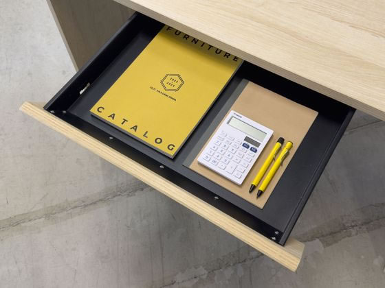 アール・エフ・ヤマカワ プラン 木製デスク W1200×D600 引出 ナチュラルの通販は