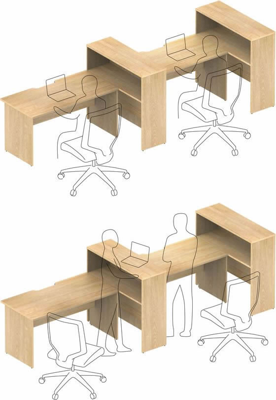 アールエフヤマカワ リスム デスク W1400×D700 ナチュラル×ブラック脚 2ヶ口コンセント付キ ( RFFLD-1470NA-BL ) リスム デスク W1400×D700 ナチュラル×ブラック脚 2ヶ口コンセント付き