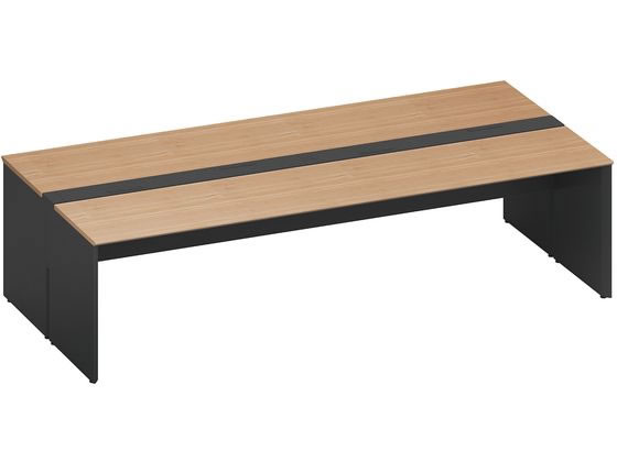 コクヨ WV+基本 固定式配線両面2800×1400 ミディアム ブラックの通販は