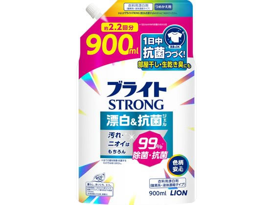 ライオン ブライトSTRONG 漂白&抗菌ジェル つめかえ用 900mL