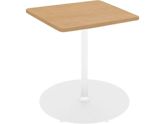 コクヨ テーブル フランカ 正方形 単柱脚 W800D800H720 OA 白脚の通販は