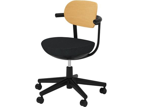 コクヨ オフィスチェア パロ 背合板 スタンダード C07-B11GU-BKE6Aの通販は 44,255円