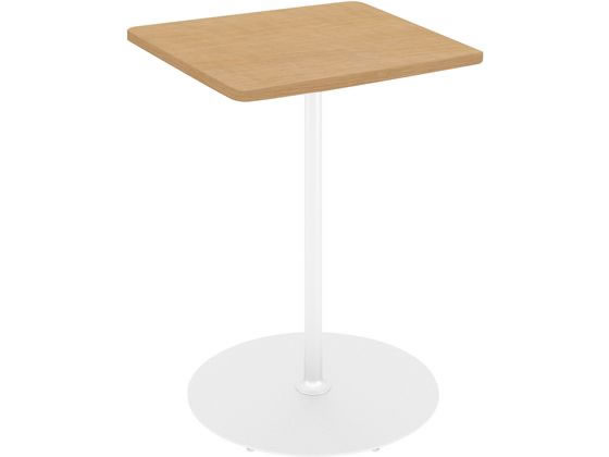 コクヨ テーブル フランカ 正方形 単柱脚 W900D900H1000 OA 白脚の通販は 41,014円