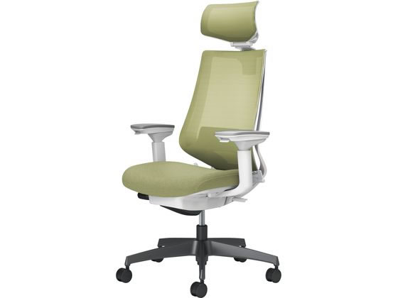 コクヨ チェア デュオラ2 ブラック脚 メッシュ グラスグリーンの通販は 63,981円