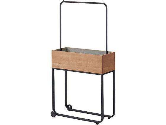 イトーキ フロウラウンジ プラントボックス ハイフレーム付 ステンレストレー付 ブラックの通販は