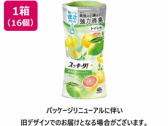 アース製薬 トイレのスッキーリ! プレミアムシトラスの香り 400mL 16個の通販は