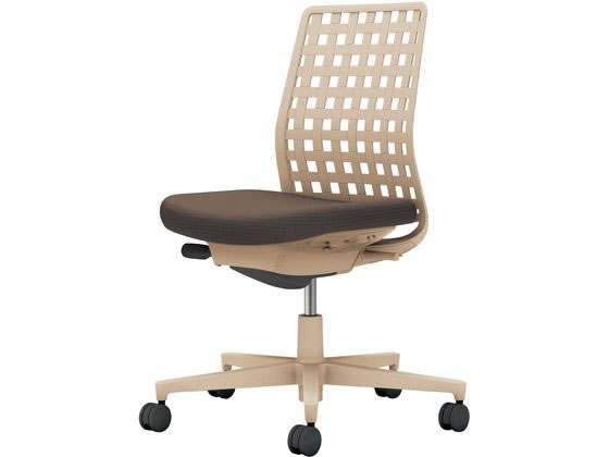 コクヨ モネット 背樹脂シェル 肘無 Sベージュ Sベージュ グレージュ(U)の通販は 52,011円