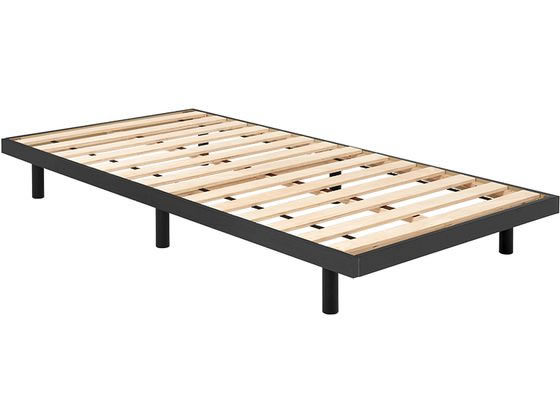 萩原 シングルベッド ブラック WB-7800S-BKの通販は