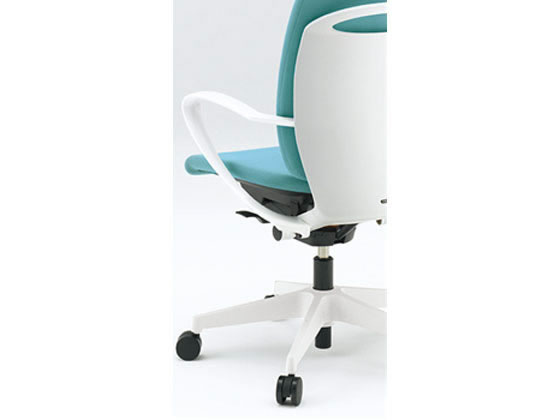 イトーキ ノナチェア ホワイトベース アジャスタブル肘 ライトグレー KZ-337 肘付き 可動肘タイプ メッシ イトーキ ノナチェア ホワイトベース アジャスタブル肘 モスグリーン