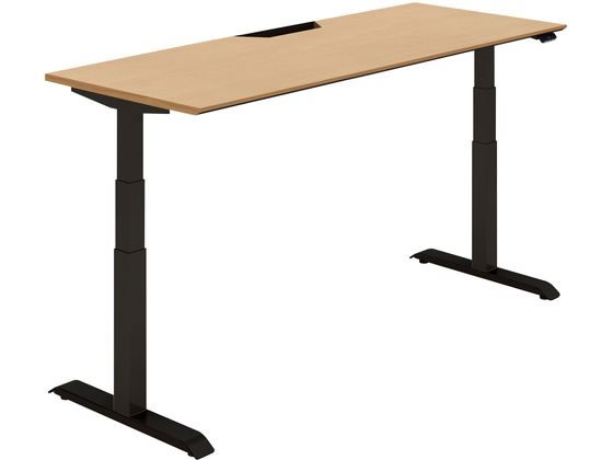 コクヨ デスク シークエンス 平机舟底 Fレバー W1750 ナチュラルオークの通販は