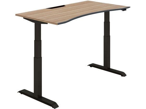 コクヨ シークエンス ウィング机ソフト レバー W1350 ウォームミディアムの通販は