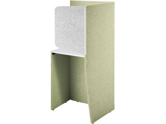 ヴェルテ 2.0side左用天板H1000バックパネル有トレー無 グリーンの通販は 175,439円