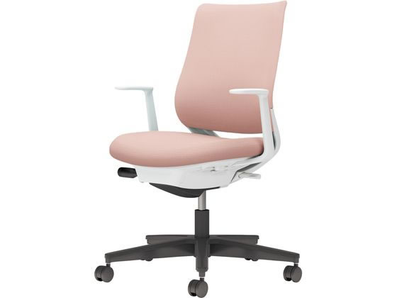 コクヨ チェア ミトラ2 可動肘 アッシュピンク ポリウレタン巻き コクヨ チェア ミトラ2 L型肘 アッシュピンク ポリウレタン巻き