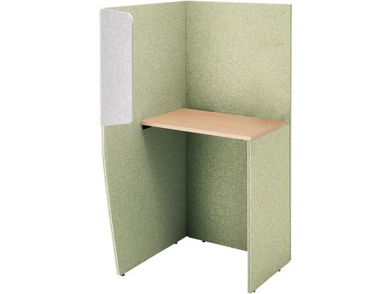 ヴェルテ 2.0side右用天板H1000バックパネル有トレー無 グリーンの通販は 175,439円