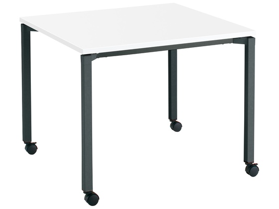 コクヨ/JUTO W1800×D900 スクエア角 オーク 角シルバー アジャスター ミーティング用テーブル ミーティ コクヨ JUTO W1800×D900 スクエア角 オーク 角シルバー アジャスター