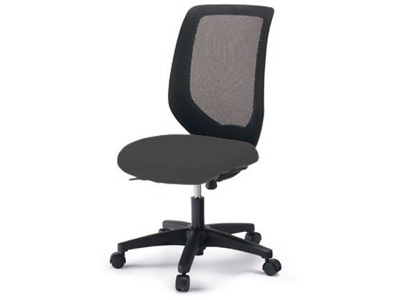 イトーキ コルトチェア ホワイトベース 肘なし オフブラックの通販は 28,705円